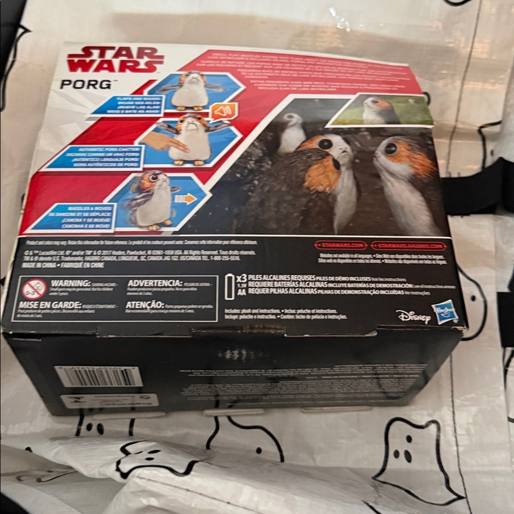 Star Wars Porg Plush with sounds - NEW - Picture 2 of 2
